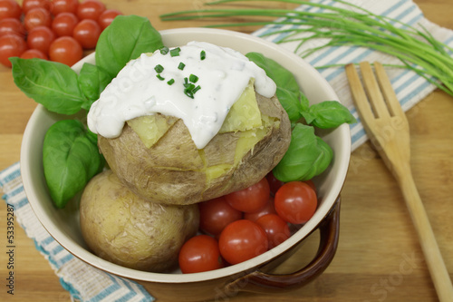 Photo: Ofenkartoffel mit Quark Ofenkartoffel mit Quark