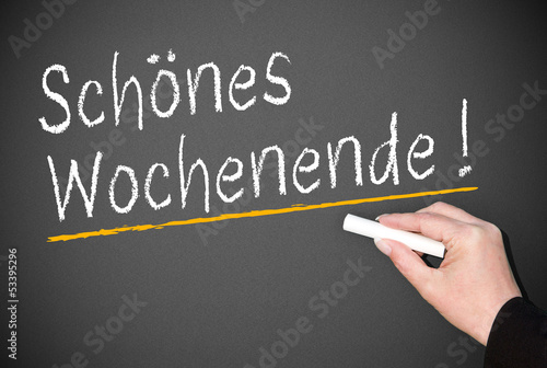 Illustration: Schönes Wochenende ! Schönes Wochenende !