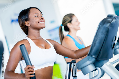 Photo: Women at the gym Women at the gym