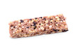 Granola bar isolates on a white background