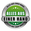 5 Star Button grün ALLES AUS EINER HAND DTO DTO