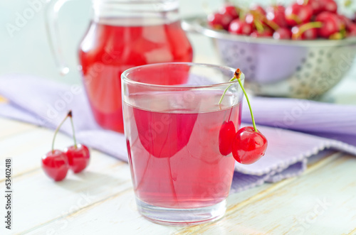 Photo: cherry juice cherry juice