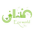Eco world illustration