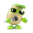 Potato croons to the front row