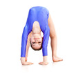 young girl doing gymnastics