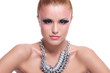 beauty woman looking at the camera