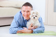 Foto: Dog and owner Dog and owner