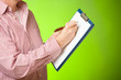 Foto: Man with clipboard Man with clipboard