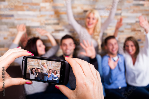 Photo: 5 Freunde lassen sich fotografieren 5 Freunde lassen sich fotografieren