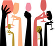 Vector: Happy Hour colors Happy Hour colors