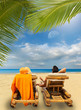 Photo: Couple Enjoying their summer holidays Couple Enjoying their summer holidays