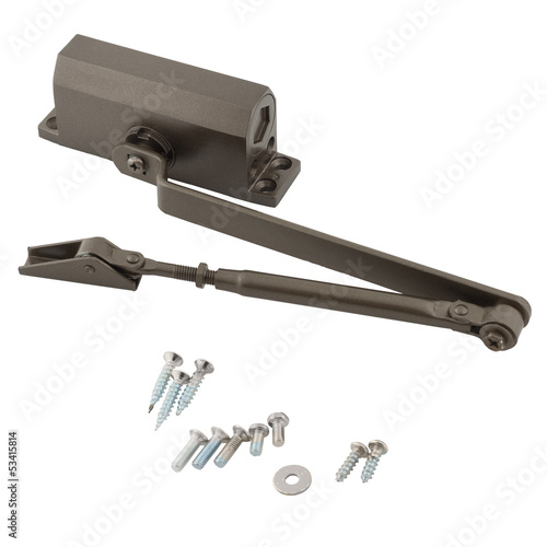 Photo: The device for automatic closing a door The device for automatic closing a door