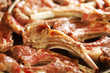 Photo: Roasted ribs on pan Roasted ribs on pan