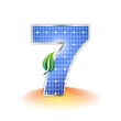 Vektor: Solar Panel - number 7 Solar Panel - number 7
