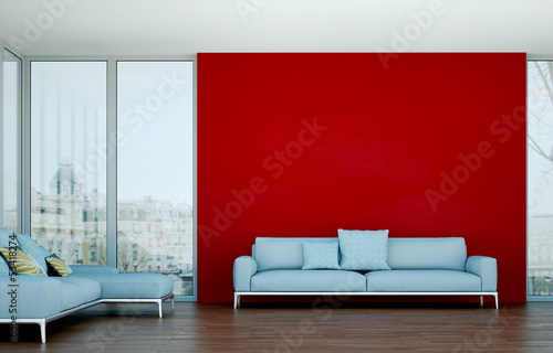 Illustration: modernes Sofa modernes Sofa