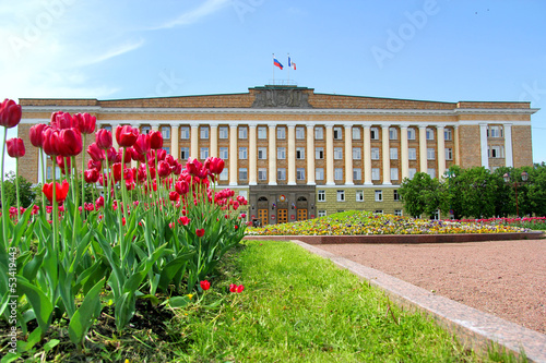 Photo: Administration building in Veliky Novgorod, Russia Administration building in Veliky Novgorod, Russia