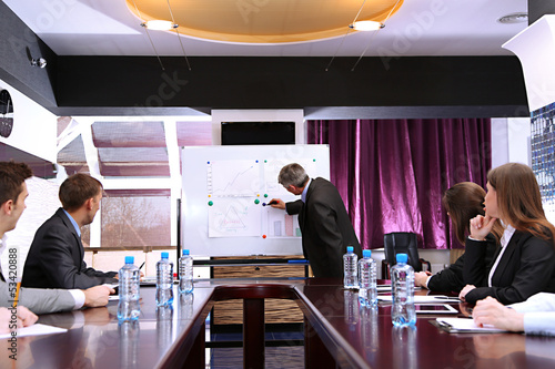 Photo: Business training at office Business training at office