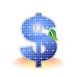 Solar Panel - dollar symbol