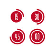 Vector: Vector timer icon Vector timer icon