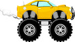 4x4 sport car cartoon