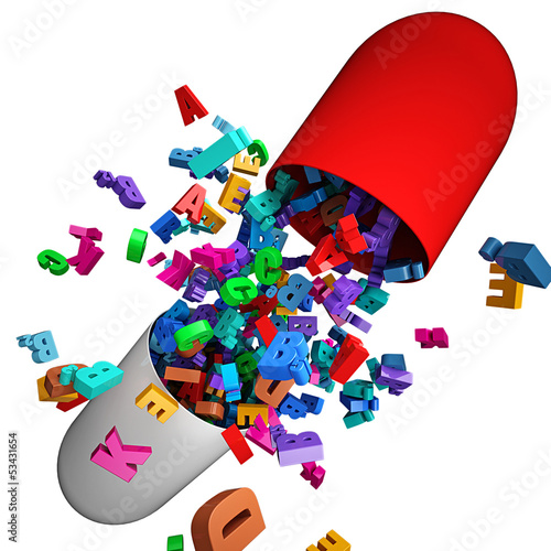 Photo: Vitamin pill Vitamin pill