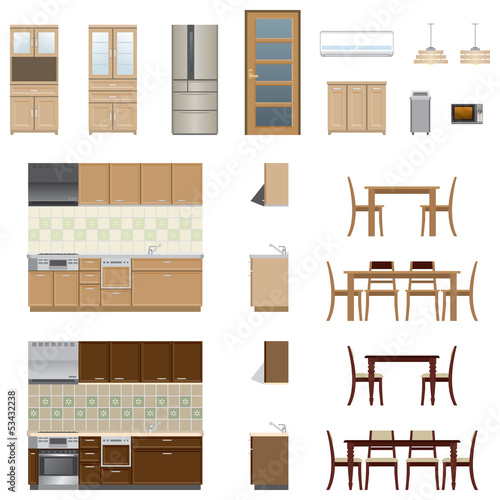 Vector: Kitchen Furniture / Type1 Kitchen Furniture / Type1