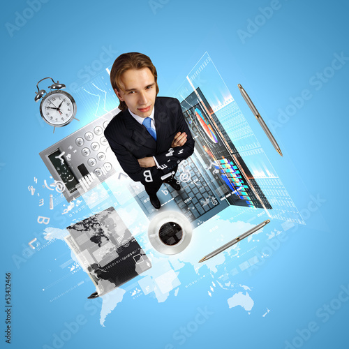 Photo: Modern technology illustration Modern technology illustration
