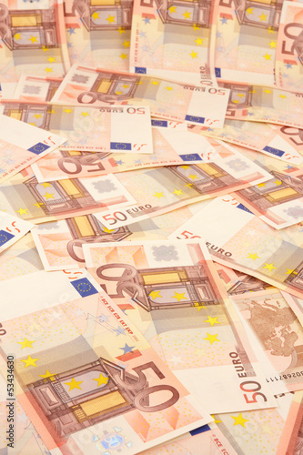 Photo: billets de 50 euros billets de 50 euros