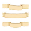 Vektor: Vintage Ribbons with Shadows Vintage Ribbons with Shadows