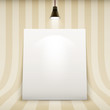 empty paper at the wall