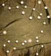 Vector: vector vintage background with strings of pearls vector vintage background with strings of pearls