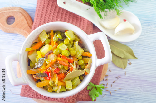 Photo: baked vegetables baked vegetables