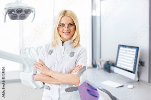 Photo: Smiling young doctor Smiling young doctor