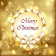 Golden Christmas background
