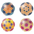 four abstract object