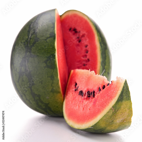 Photo: isolated fresh watermelon isolated fresh watermelon