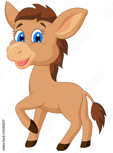 Vector: Cute horse cartoon Cute horse cartoon