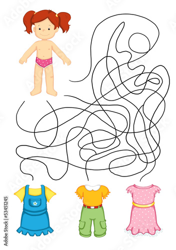 Illustration: il vestito il vestito