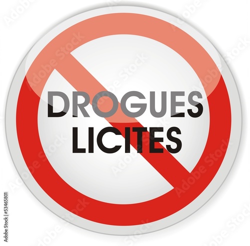 Vector: panneau drogues licites panneau drogues licites