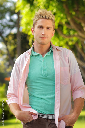 Photo: Relaxed young guy Relaxed young guy