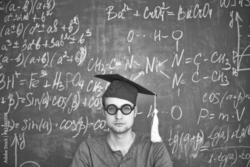 Photo: Serious student Serious student