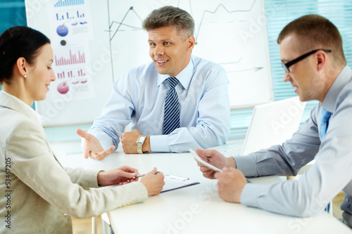 Photo: Business discussion Business discussion