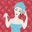Make up illustration.