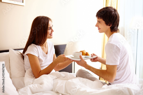 Photo: Breakfast in bed Breakfast in bed