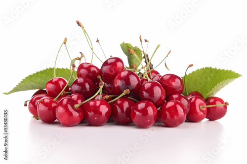 Photo: isolated cherry isolated cherry