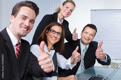 Photo: successful businesspeople successful businesspeople