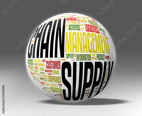 Illustration: Supply Chain - Clipping path included Supply Chain - Clipping path included