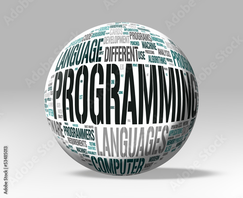 Illustration: Programming Sphere - Clipping Path included Programming Sphere - Clipping Path included