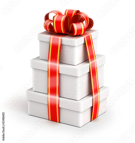 Illustration: Bundle gift boxes Bundle gift boxes