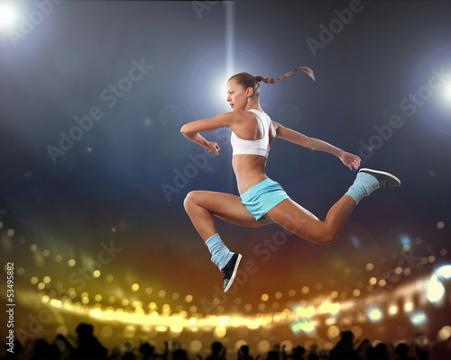 Photo: Sport young woman Sport young woman
